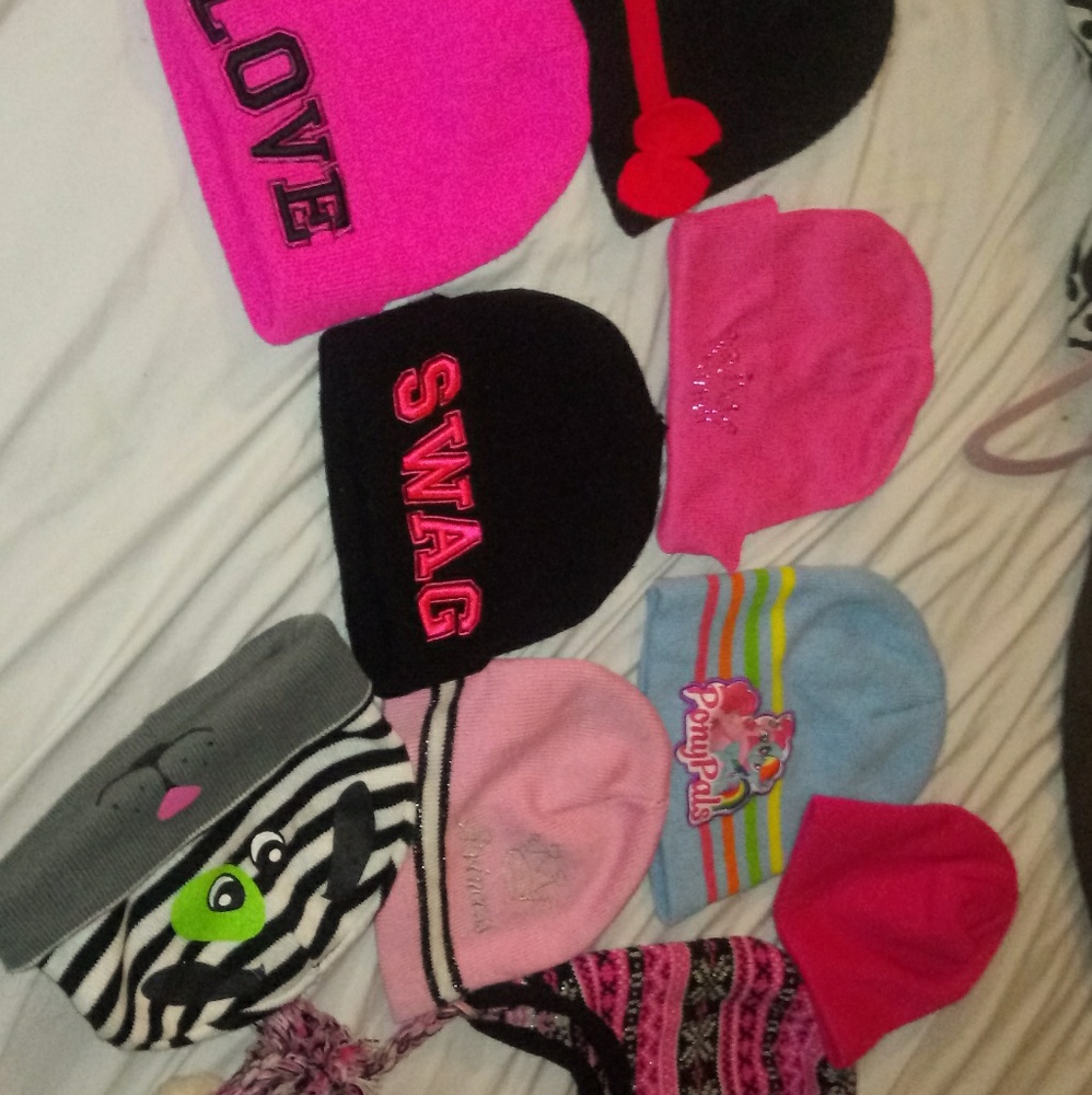 Girls 10 pc beenie bundle